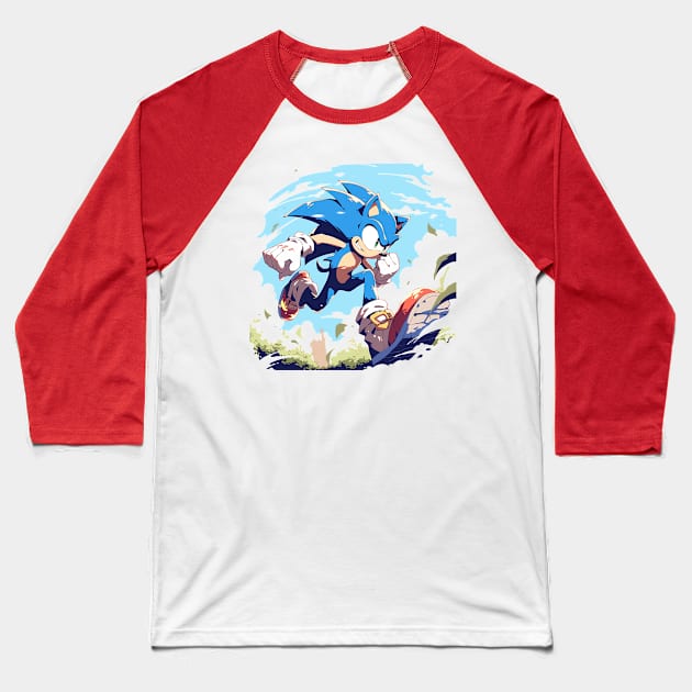 sonic Baseball T-Shirt by Ninja banana